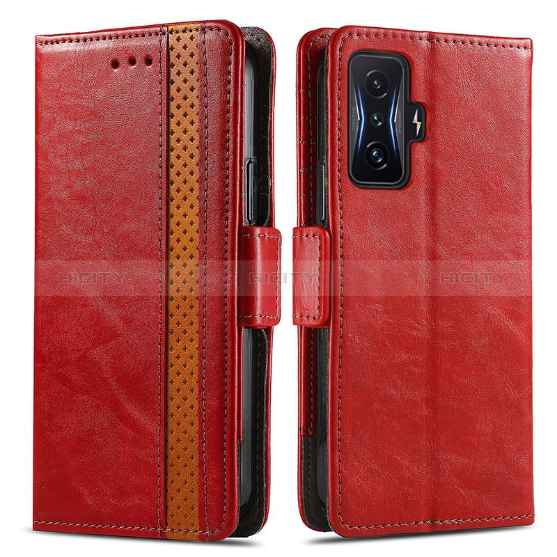 Funda de Cuero Cartera con Soporte Carcasa S02D para Xiaomi Redmi K50 Gaming 5G