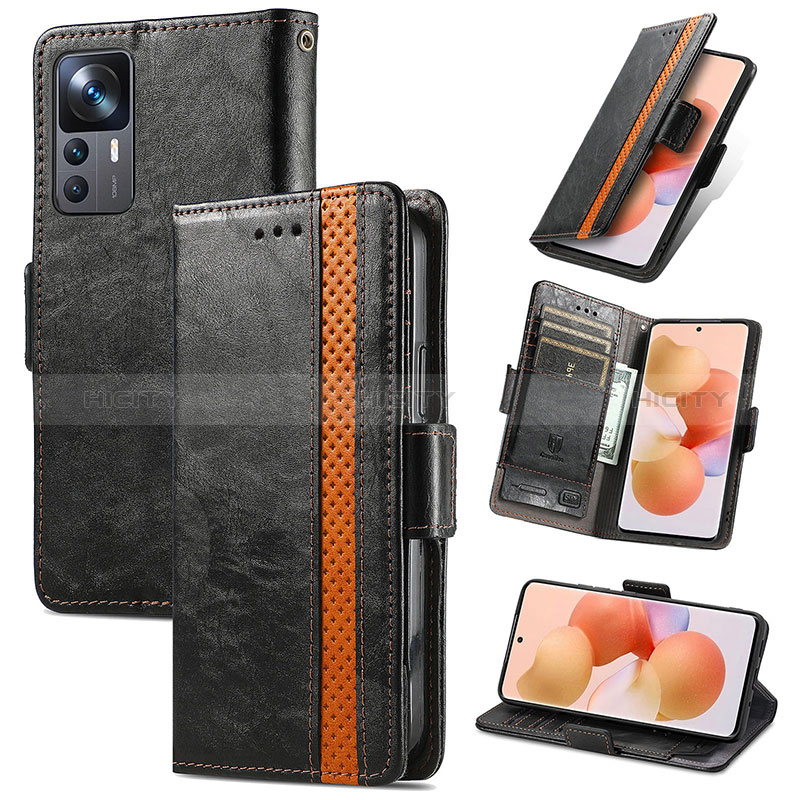 Funda de Cuero Cartera con Soporte Carcasa S02D para Xiaomi Redmi K50 Ultra 5G