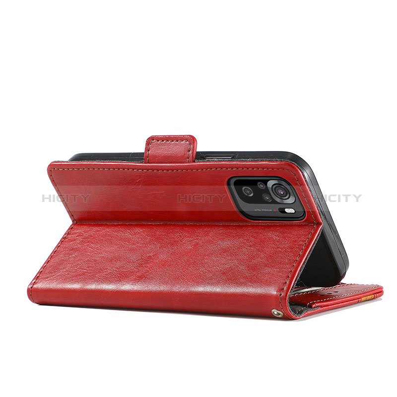 Funda de Cuero Cartera con Soporte Carcasa S02D para Xiaomi Redmi Note 10 4G