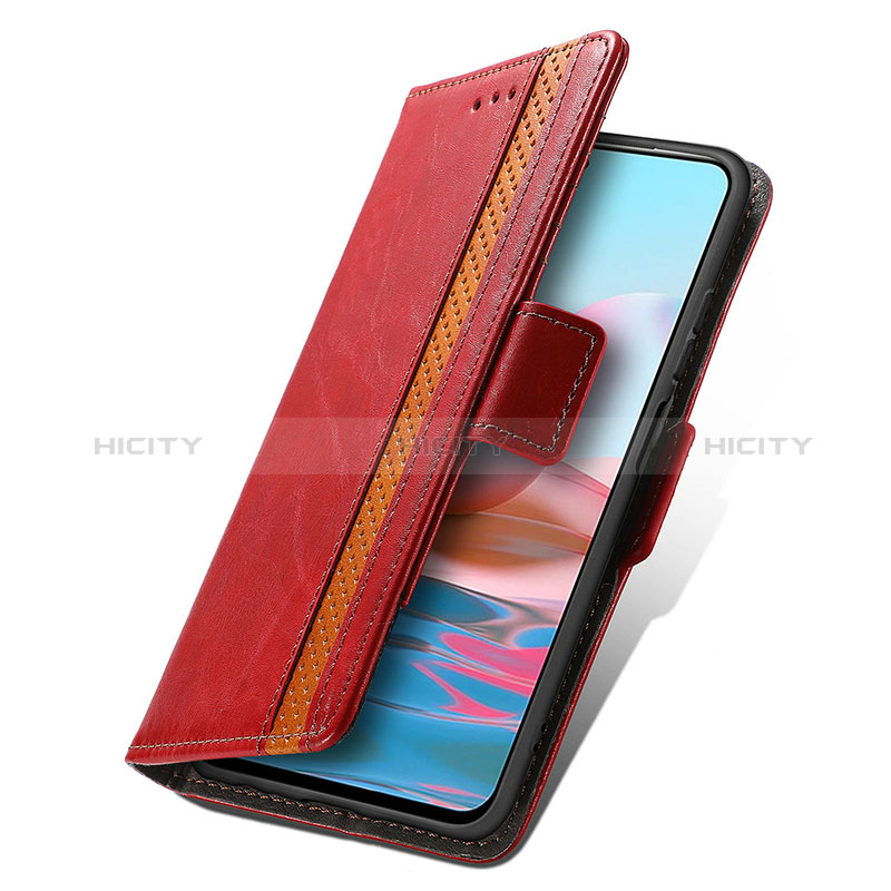 Funda de Cuero Cartera con Soporte Carcasa S02D para Xiaomi Redmi Note 10S 4G