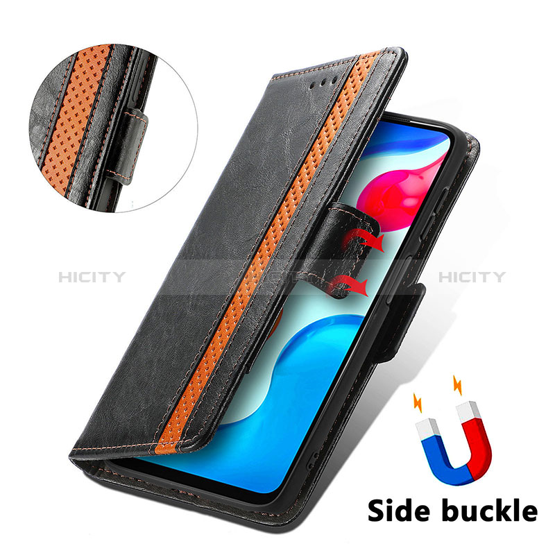 Funda de Cuero Cartera con Soporte Carcasa S02D para Xiaomi Redmi Note 11 4G (2022)