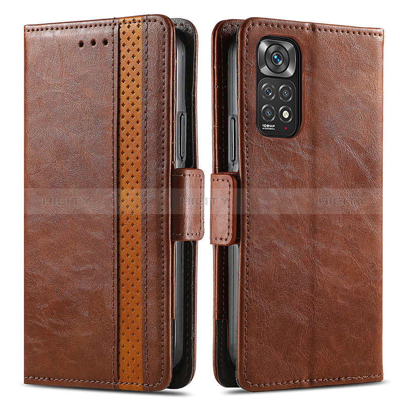 Funda de Cuero Cartera con Soporte Carcasa S02D para Xiaomi Redmi Note 11 4G (2022)