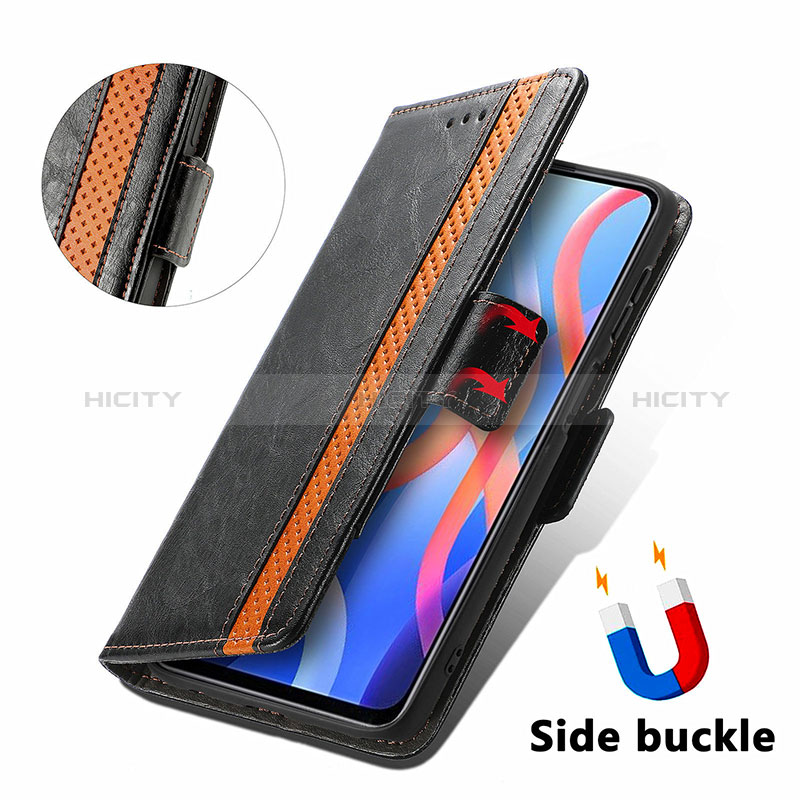 Funda de Cuero Cartera con Soporte Carcasa S02D para Xiaomi Redmi Note 11 5G