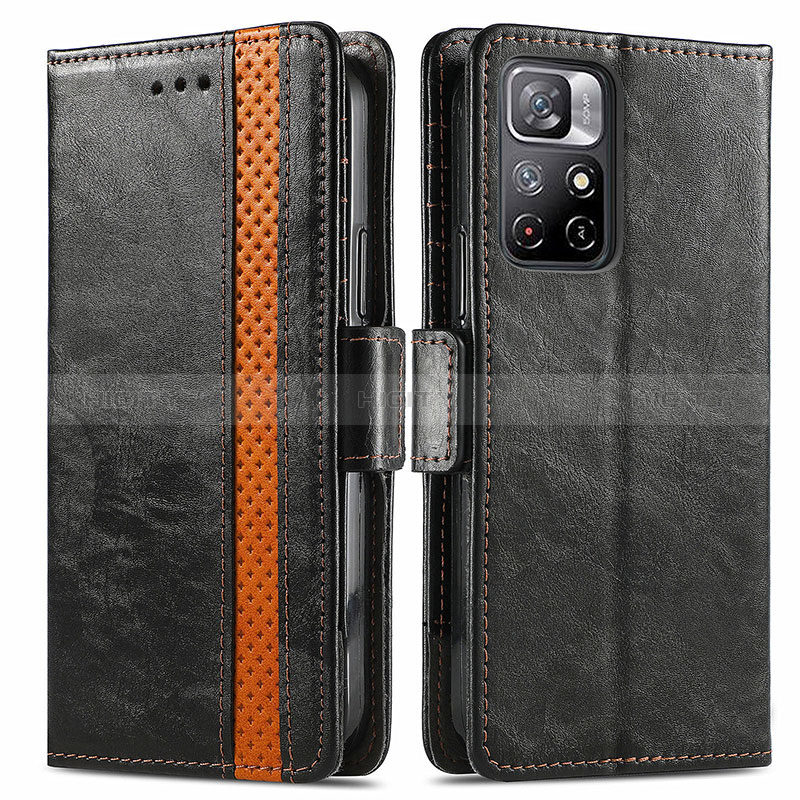 Funda de Cuero Cartera con Soporte Carcasa S02D para Xiaomi Redmi Note 11 5G