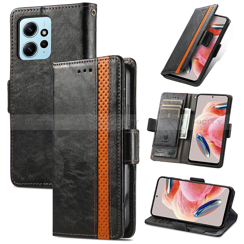 Funda de Cuero Cartera con Soporte Carcasa S02D para Xiaomi Redmi Note 12 4G