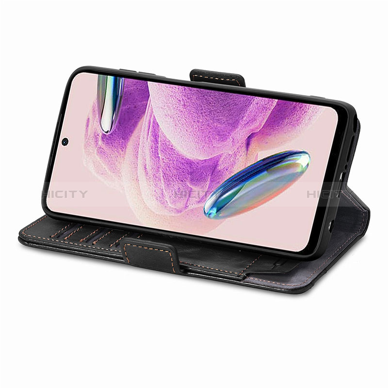 Funda de Cuero Cartera con Soporte Carcasa S02D para Xiaomi Redmi Note 12S