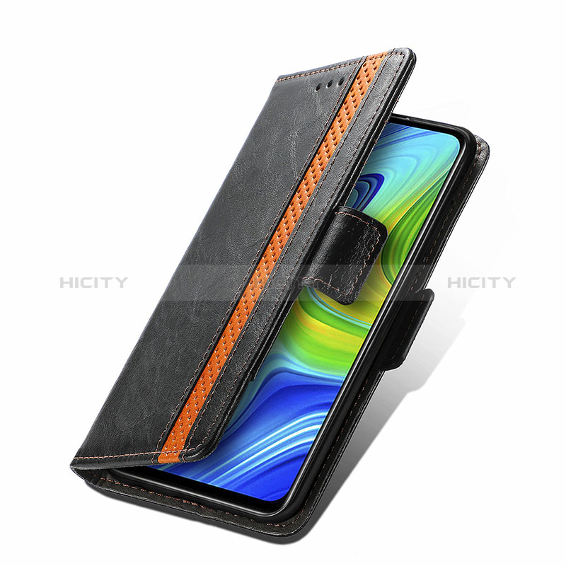 Funda de Cuero Cartera con Soporte Carcasa S02D para Xiaomi Redmi Note 9