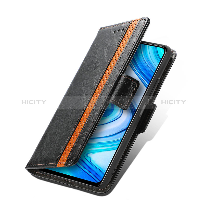 Funda de Cuero Cartera con Soporte Carcasa S02D para Xiaomi Redmi Note 9 Pro Max