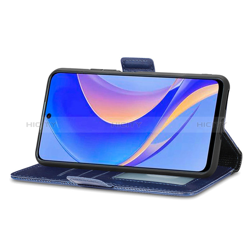 Funda de Cuero Cartera con Soporte Carcasa S03D para Huawei Enjoy 50 Pro