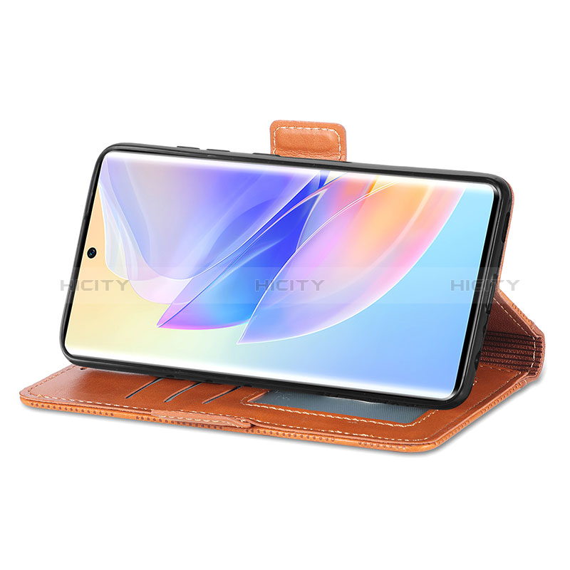 Funda de Cuero Cartera con Soporte Carcasa S03D para Huawei Honor 60 SE 5G