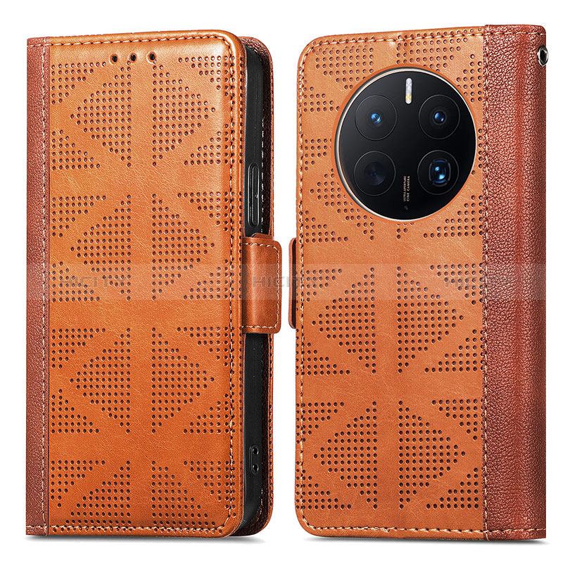 Funda de Cuero Cartera con Soporte Carcasa S03D para Huawei Mate 50 Pro