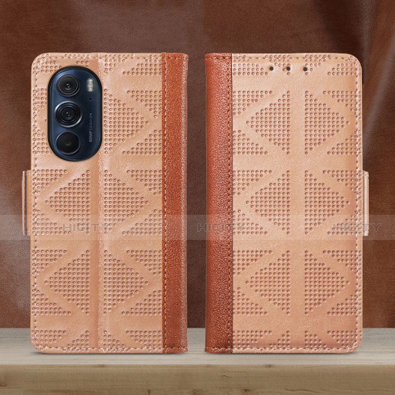 Funda de Cuero Cartera con Soporte Carcasa S03D para Motorola Moto Edge 30 Pro 5G