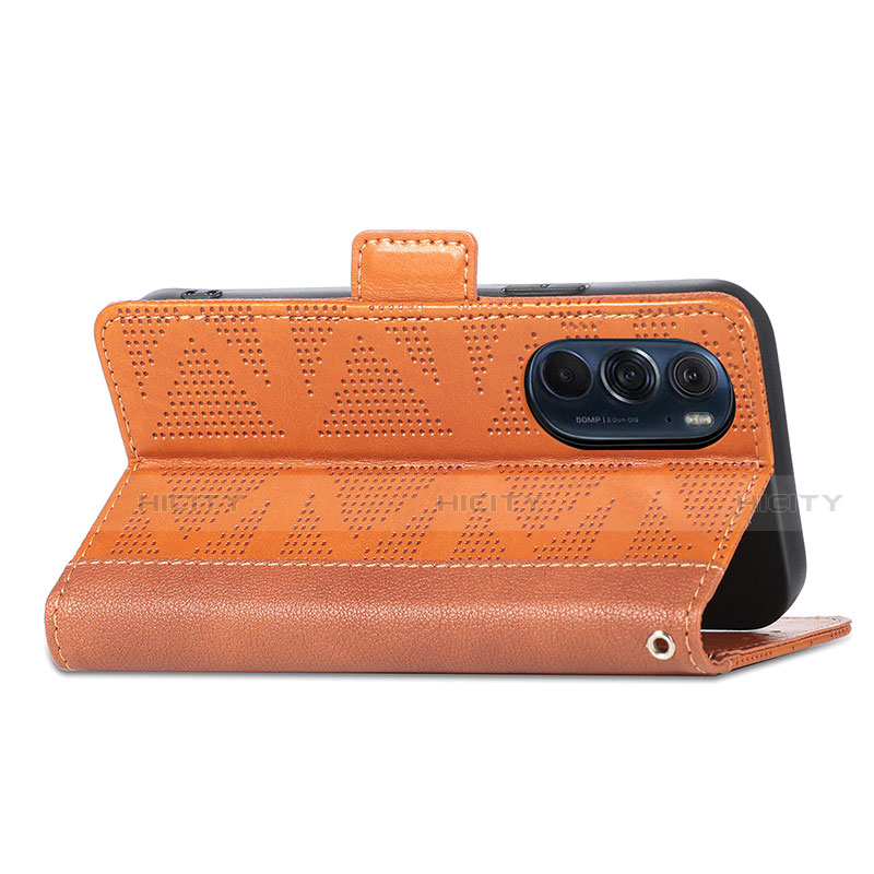 Funda de Cuero Cartera con Soporte Carcasa S03D para Motorola Moto Edge 30 Pro 5G