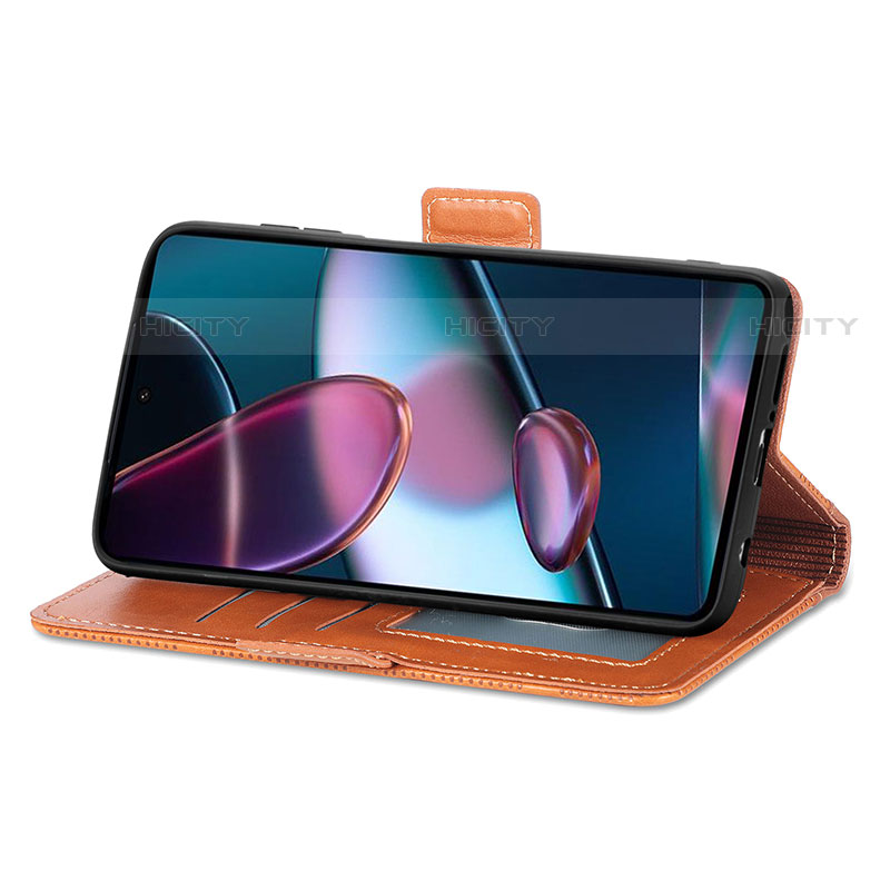 Funda de Cuero Cartera con Soporte Carcasa S03D para Motorola Moto Edge Plus (2022) 5G