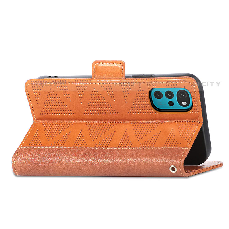 Funda de Cuero Cartera con Soporte Carcasa S03D para Motorola Moto G22