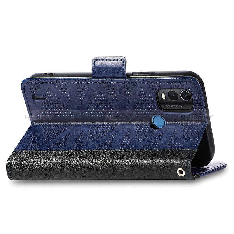 Funda de Cuero Cartera con Soporte Carcasa S03D para Nokia C21 Plus