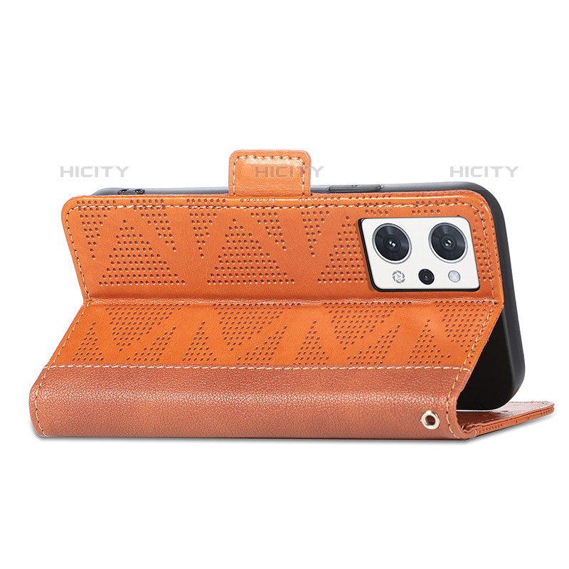 Funda de Cuero Cartera con Soporte Carcasa S03D para Oppo Reno7 A