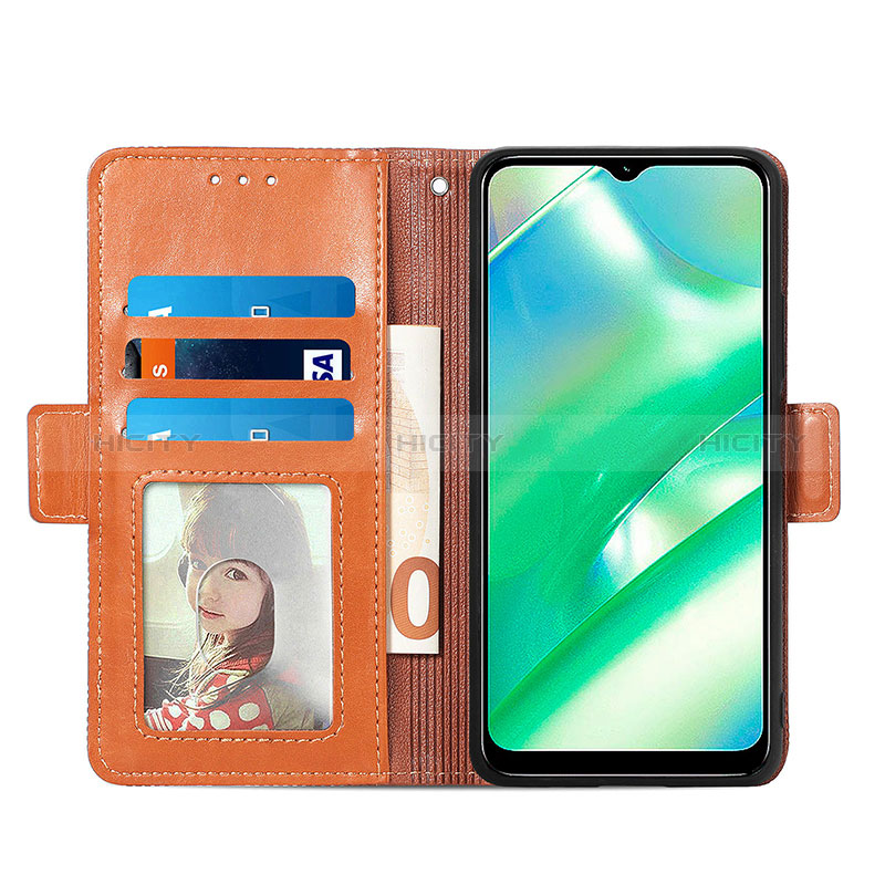 Funda de Cuero Cartera con Soporte Carcasa S03D para Realme C33