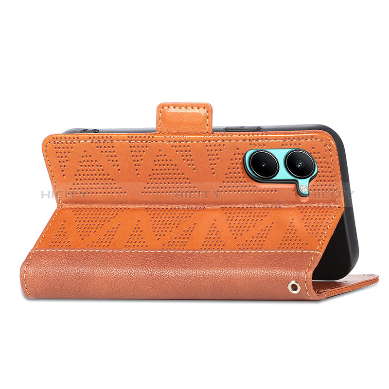 Funda de Cuero Cartera con Soporte Carcasa S03D para Realme C33