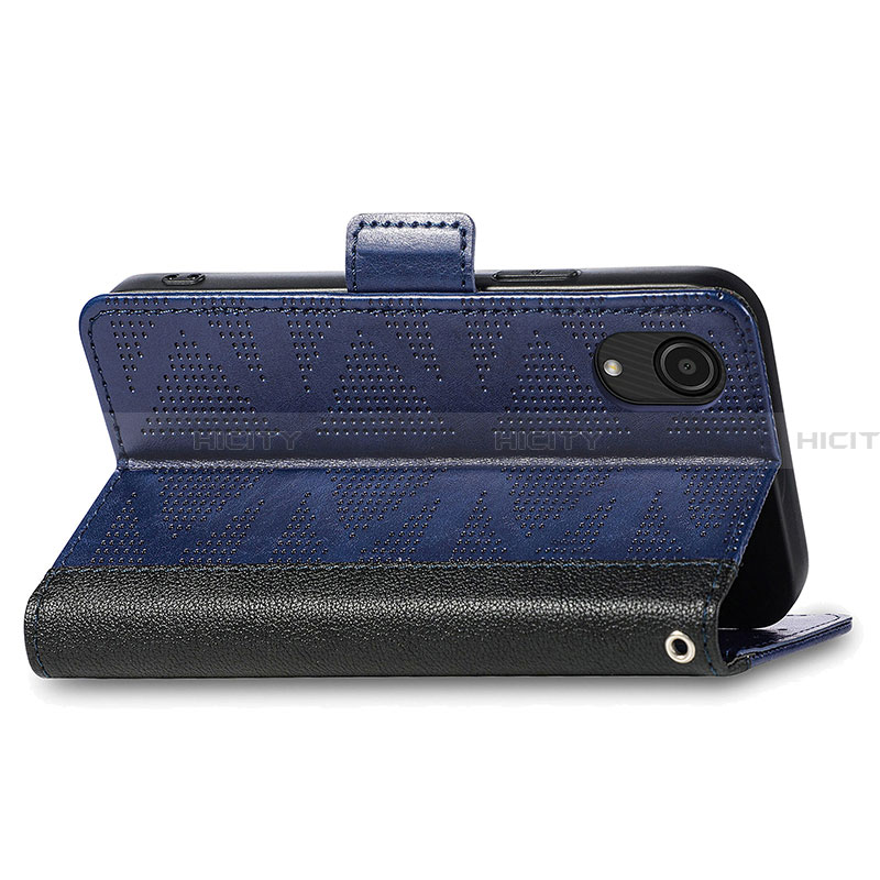 Funda de Cuero Cartera con Soporte Carcasa S03D para Samsung Galaxy A03 Core