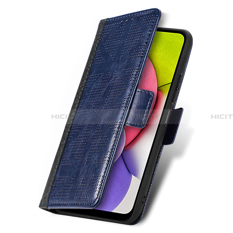 Funda de Cuero Cartera con Soporte Carcasa S03D para Samsung Galaxy F02S SM-E025F