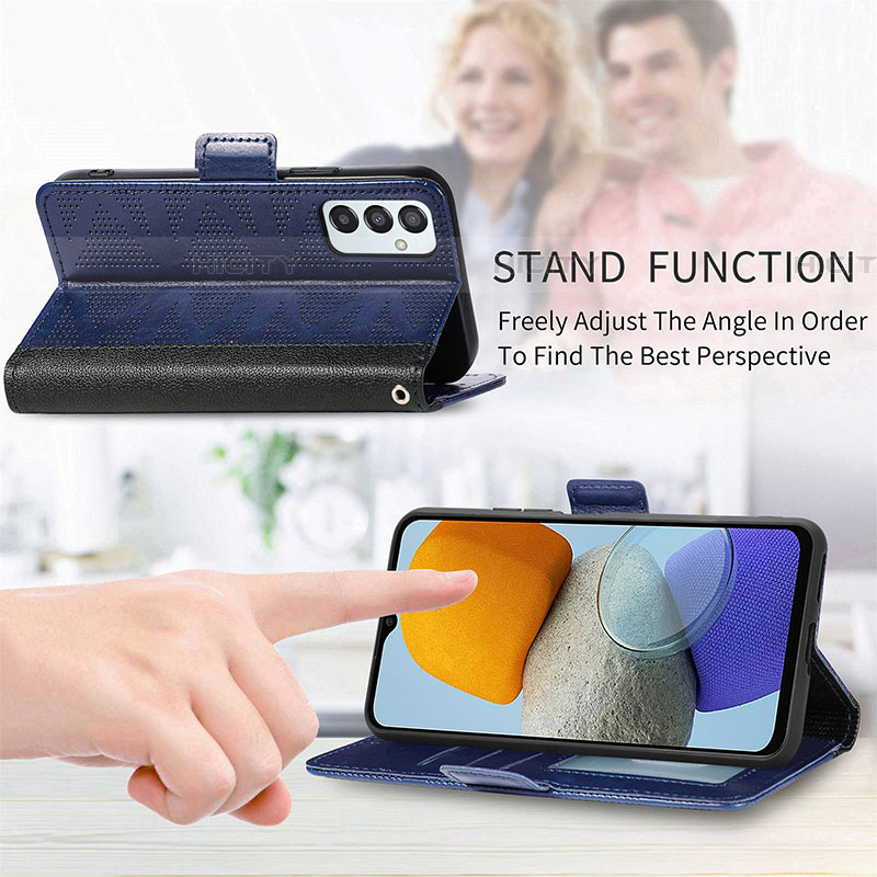 Funda de Cuero Cartera con Soporte Carcasa S03D para Samsung Galaxy F23 5G