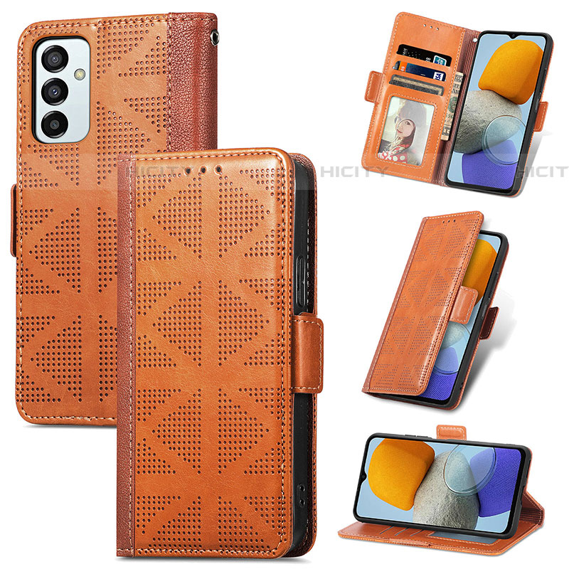 Funda de Cuero Cartera con Soporte Carcasa S03D para Samsung Galaxy F23 5G