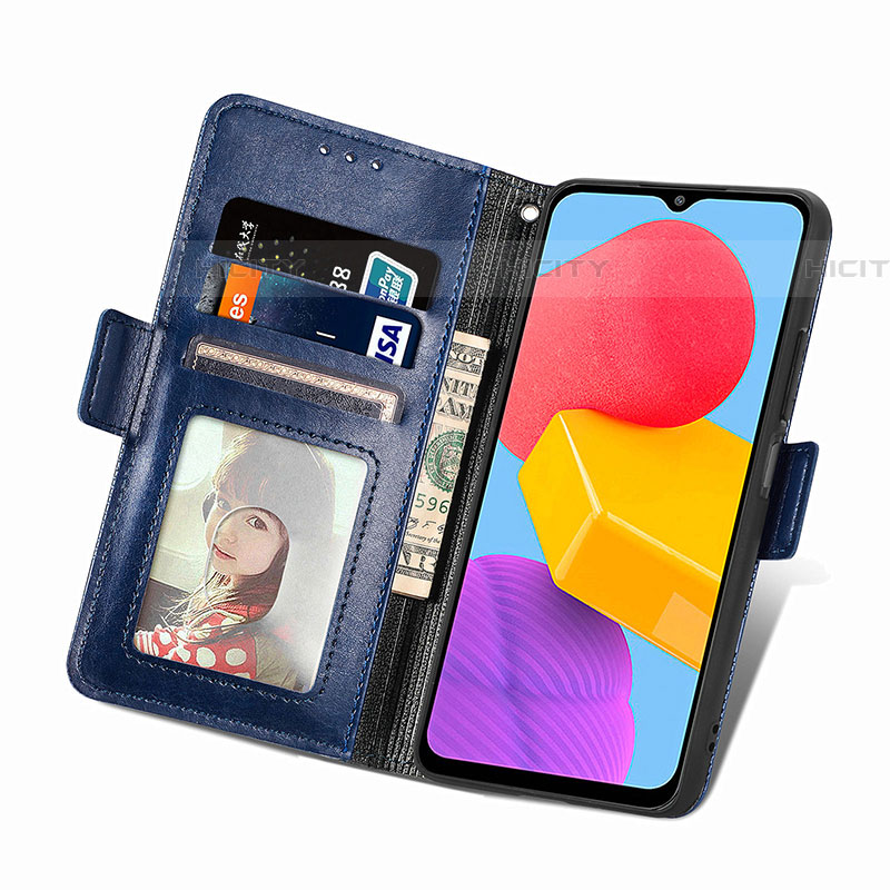 Funda de Cuero Cartera con Soporte Carcasa S03D para Samsung Galaxy M13 4G