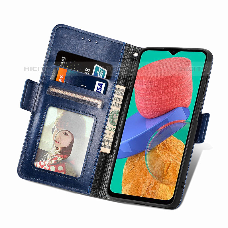 Funda de Cuero Cartera con Soporte Carcasa S03D para Samsung Galaxy M33 5G