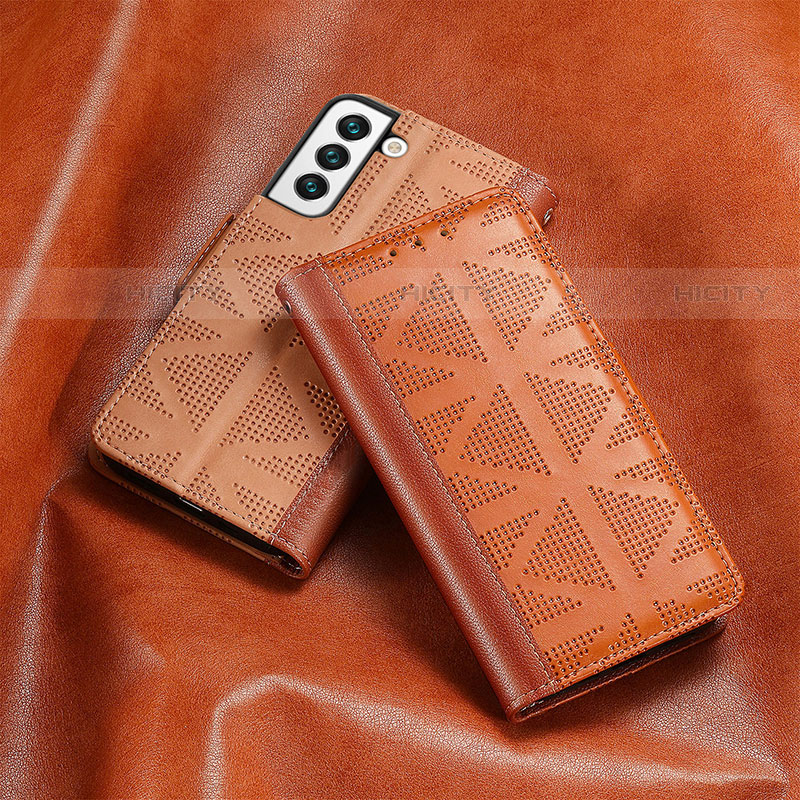 Funda de Cuero Cartera con Soporte Carcasa S03D para Samsung Galaxy S21 FE 5G