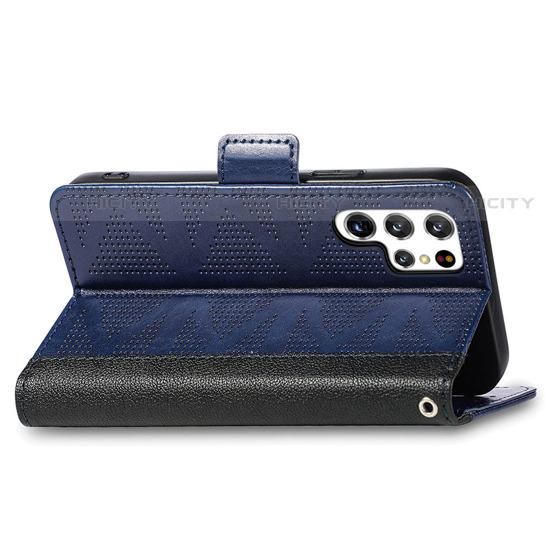 Funda de Cuero Cartera con Soporte Carcasa S03D para Samsung Galaxy S21 Ultra 5G