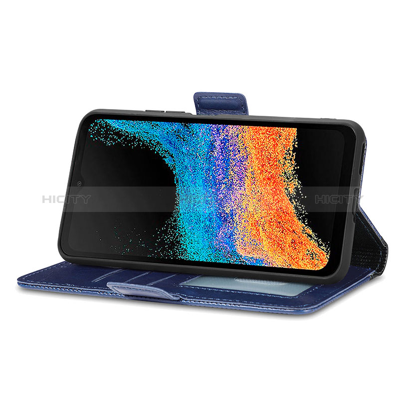 Funda de Cuero Cartera con Soporte Carcasa S03D para Samsung Galaxy XCover 6 Pro 5G