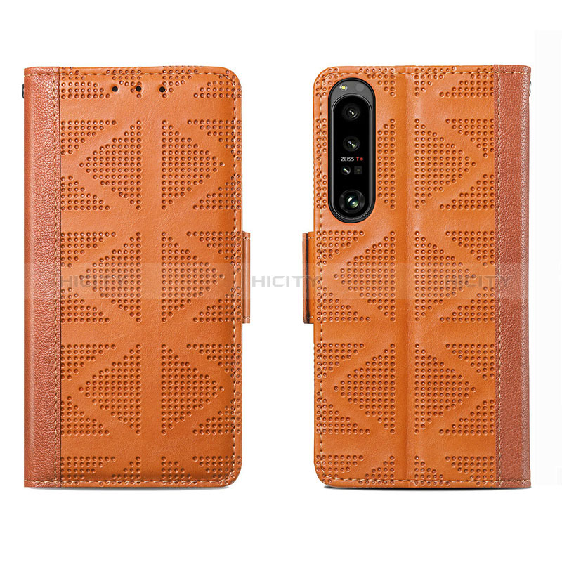 Funda de Cuero Cartera con Soporte Carcasa S03D para Sony Xperia 1 IV SO-51C