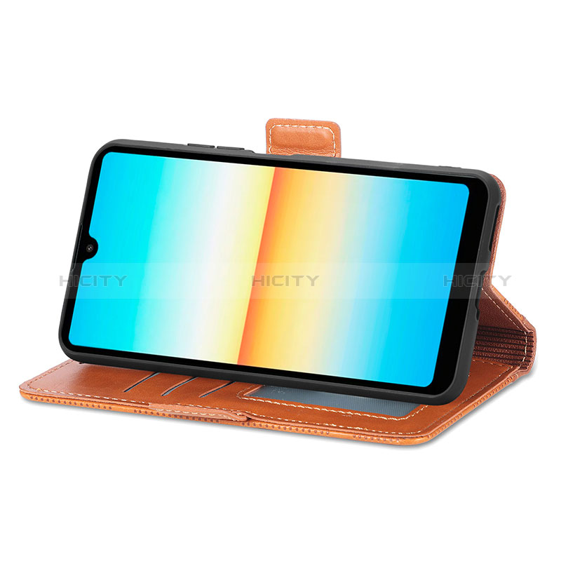 Funda de Cuero Cartera con Soporte Carcasa S03D para Sony Xperia Ace III SO-53C