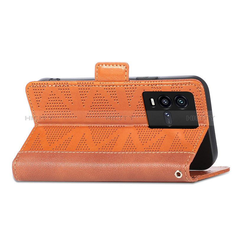 Funda de Cuero Cartera con Soporte Carcasa S03D para Vivo iQOO 10 5G