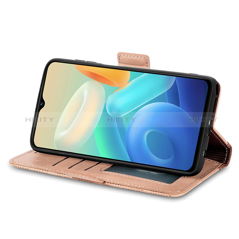 Funda de Cuero Cartera con Soporte Carcasa S03D para Vivo Y33e 5G