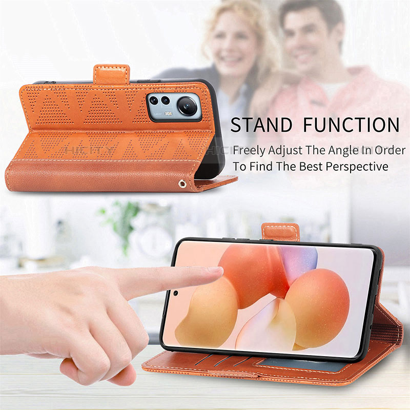 Funda de Cuero Cartera con Soporte Carcasa S03D para Xiaomi Mi 12 Lite 5G