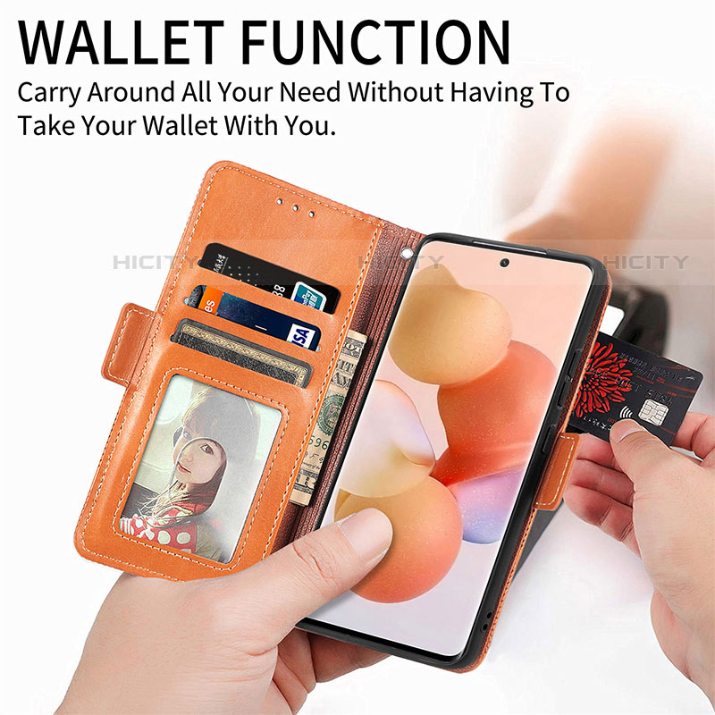 Funda de Cuero Cartera con Soporte Carcasa S03D para Xiaomi Mi 12 Lite 5G