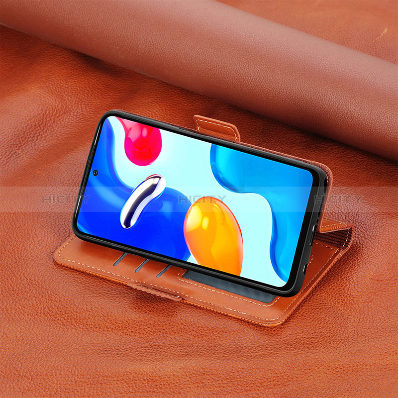 Funda de Cuero Cartera con Soporte Carcasa S03D para Xiaomi Redmi Note 11 4G (2022)