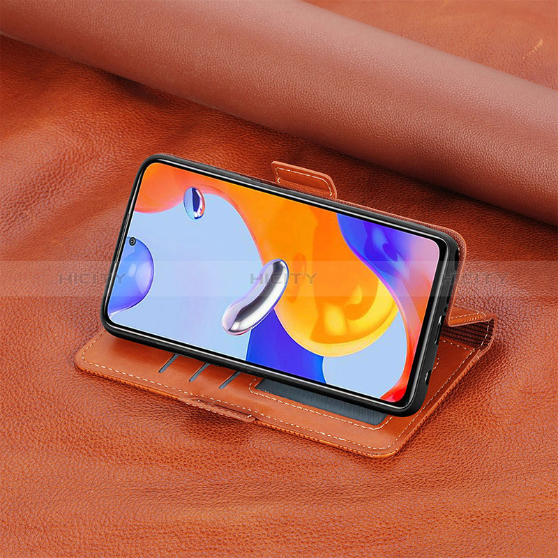 Funda de Cuero Cartera con Soporte Carcasa S03D para Xiaomi Redmi Note 11 Pro 4G