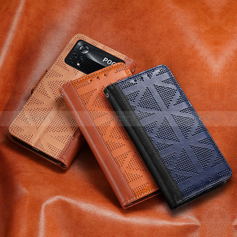 Funda de Cuero Cartera con Soporte Carcasa S03D para Xiaomi Redmi Note 11E Pro 5G