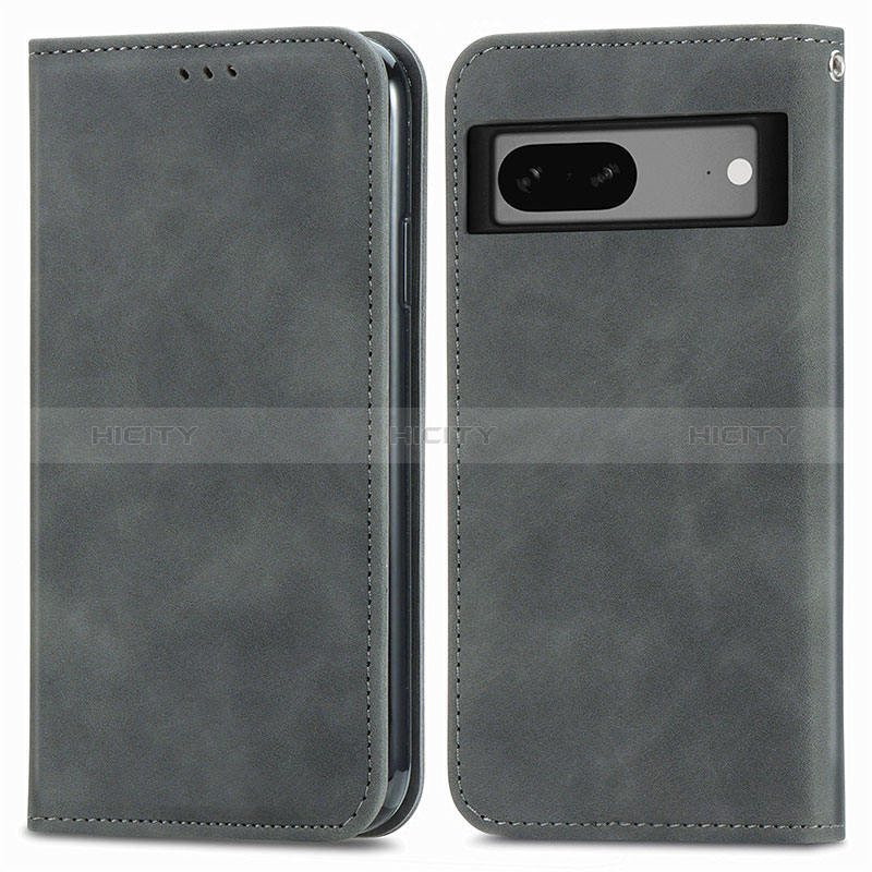 Funda de Cuero Cartera con Soporte Carcasa S04D para Google Pixel 7 5G