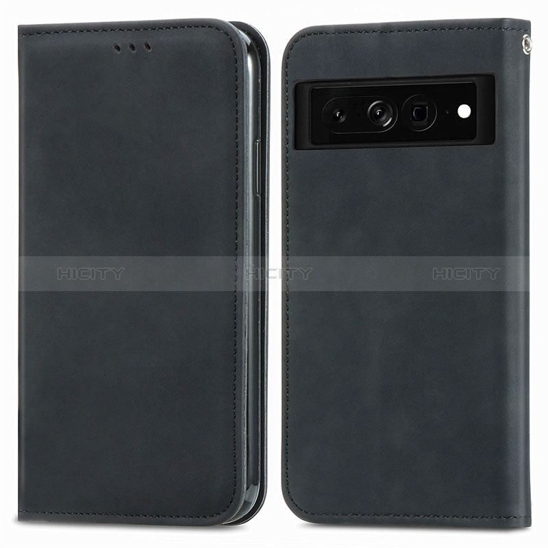 Funda de Cuero Cartera con Soporte Carcasa S04D para Google Pixel 7 Pro 5G