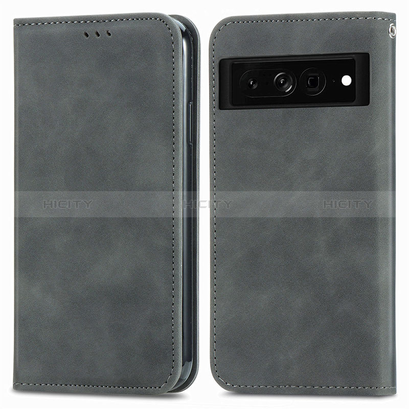 Funda de Cuero Cartera con Soporte Carcasa S04D para Google Pixel 7 Pro 5G