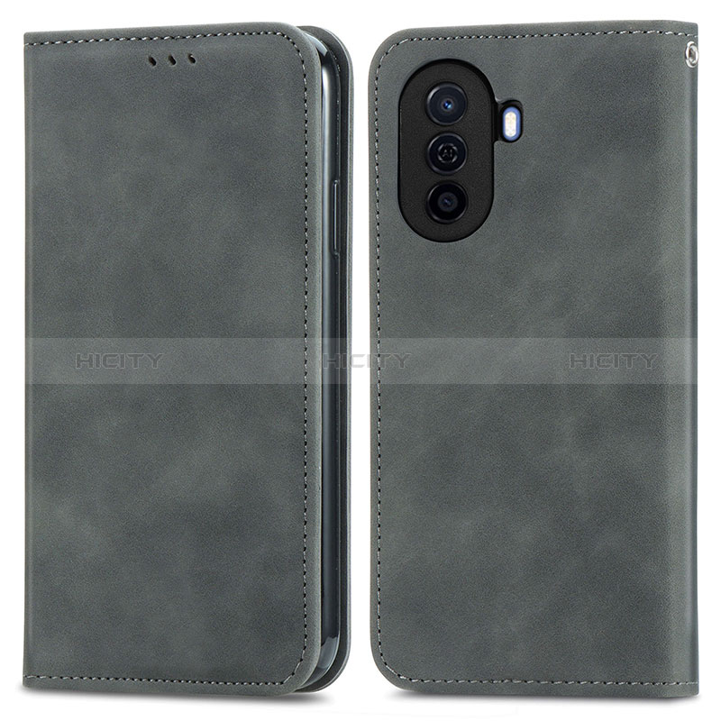 Funda de Cuero Cartera con Soporte Carcasa S04D para Huawei Enjoy 50