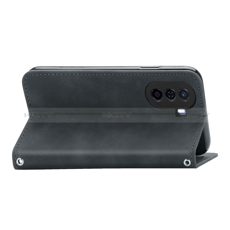 Funda de Cuero Cartera con Soporte Carcasa S04D para Huawei Enjoy 50