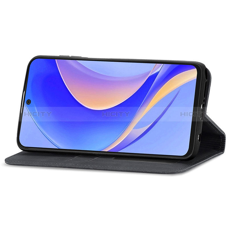 Funda de Cuero Cartera con Soporte Carcasa S04D para Huawei Enjoy 50 Pro