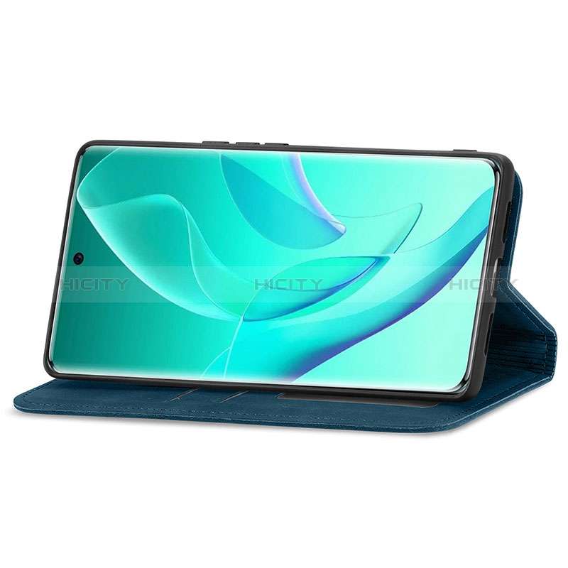 Funda de Cuero Cartera con Soporte Carcasa S04D para Huawei Honor 60 5G