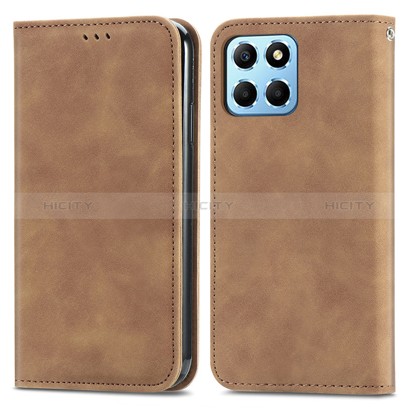 Funda de Cuero Cartera con Soporte Carcasa S04D para Huawei Honor 70 Lite 5G