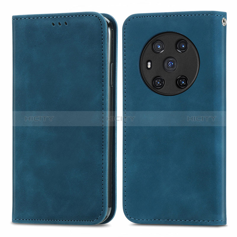 Funda de Cuero Cartera con Soporte Carcasa S04D para Huawei Honor Magic3 5G